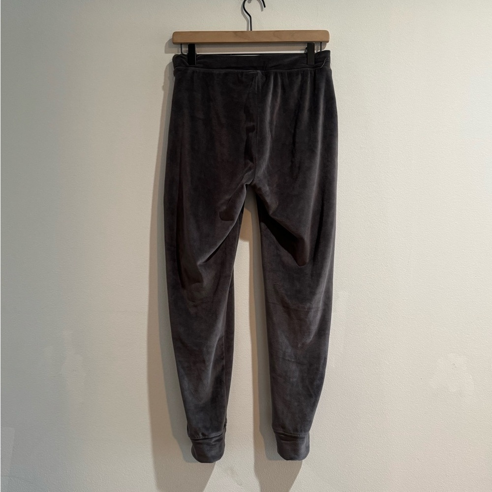 Cynthia Rowley Gray Plush Velour Joggers XS – Cozy Luxe Lounge Pants - Picture 5 of 5